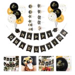 1 Set Dekorasi Tema Balon Banner Picks Kue